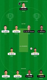 AUS vs SA Dream11 Fantasy Tip #1